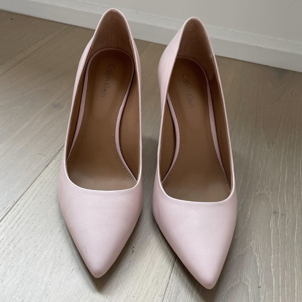 Light pink Calvin Klein heels